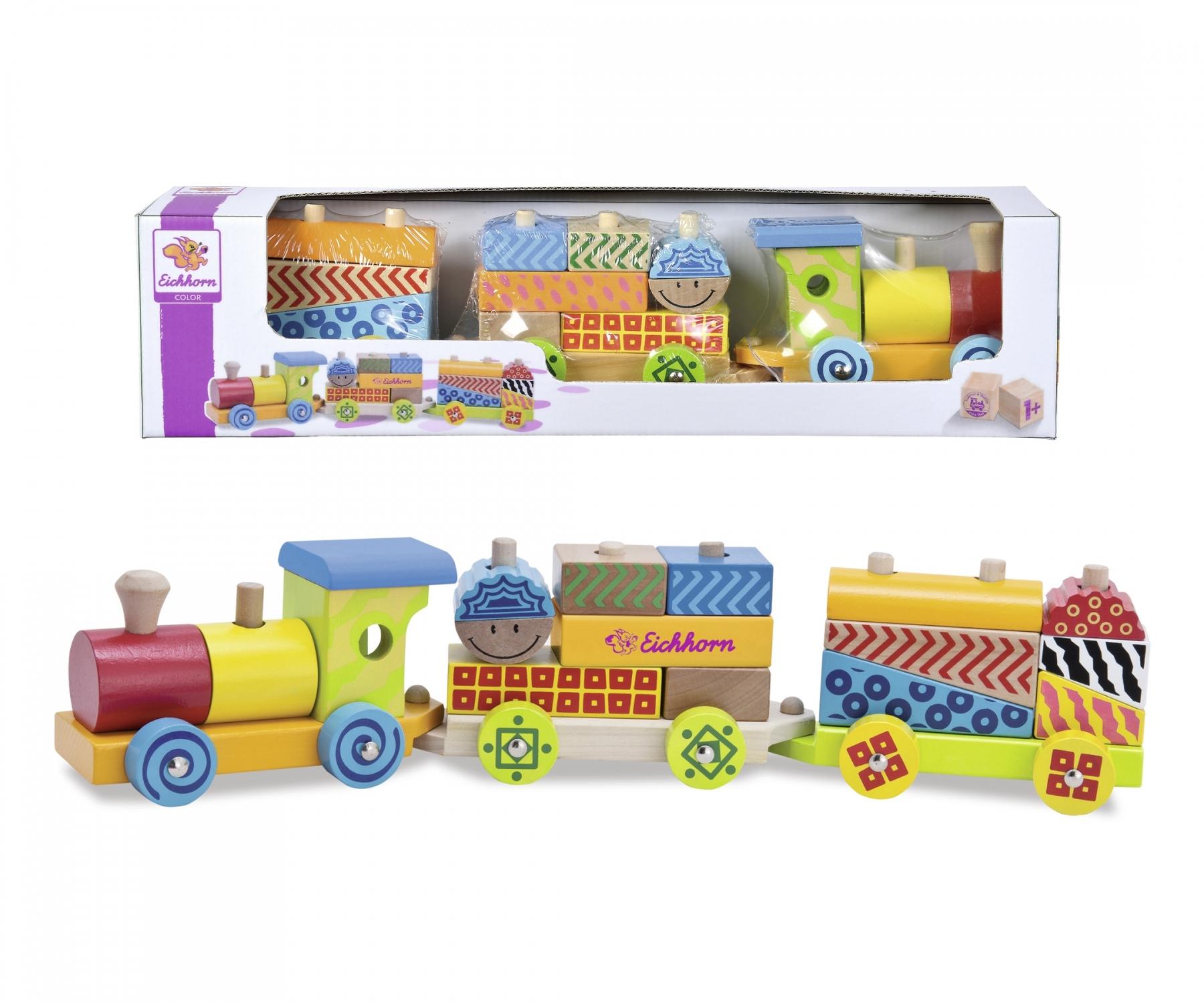 Train à empiler en bois - ULYSSE