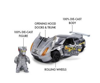 Mechagodzilla 2009 Nissan GT-R 1:24