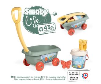 Smoby Life Chariot De Plage Garni