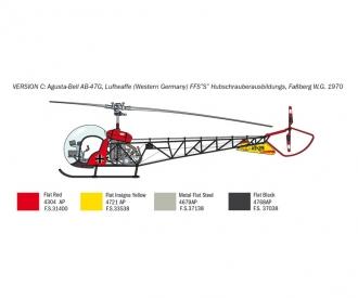 OH-13 Scout Helicopter Korea War Model Kit