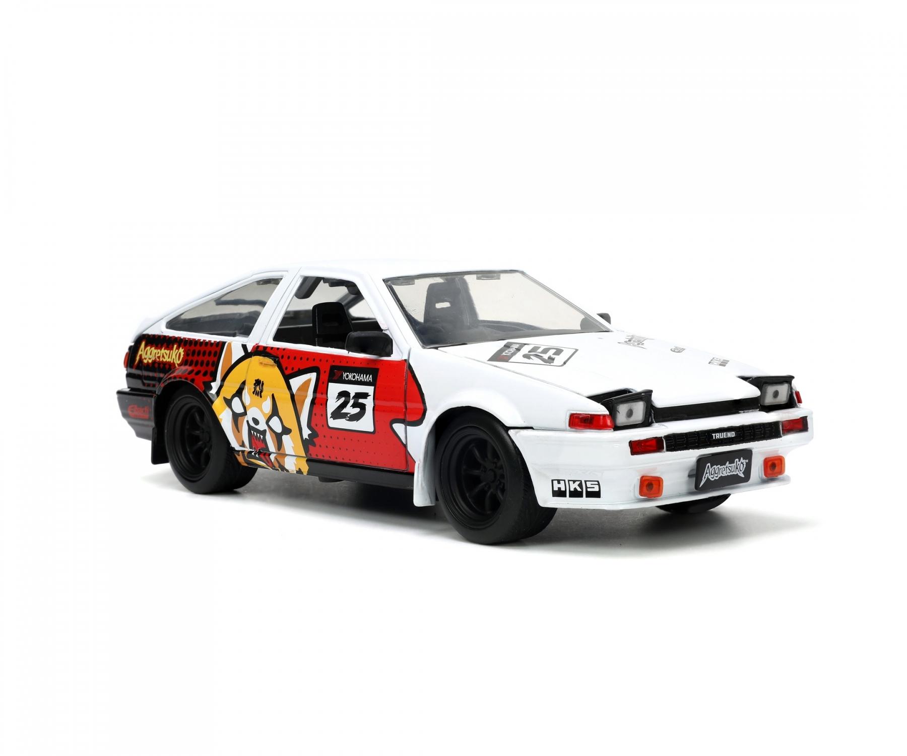 Buy Aggretsuko 1986 Toyota Trueno AE86 1:24 online | Jada Toys