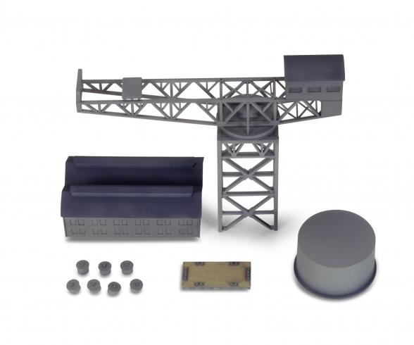 1:700 Harbour Accessory Set, Diorama Assembly Kit