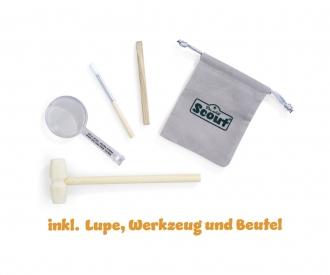 Scout Mineralien ausgraben