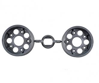 1:10 Porsche 911 RSR front wheel set, 26 mm