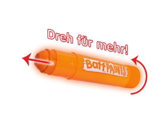 Glibbi Baff Paints mit Schablonen