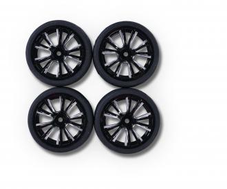 1:10 M-Design Wheel Set, RC wheels, silver black