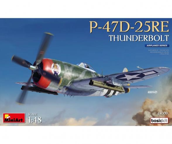 1:48 P-47D-25RE Thunderbolt Basic Kit