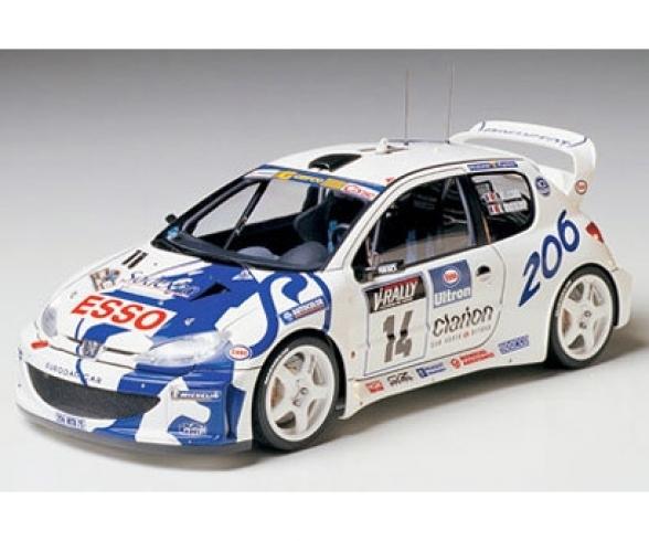 1:24 Peugeot 206 WRC, plastic model kit