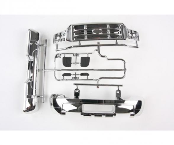 M-Parts Bumper Chrome Parts Set for Model Car
