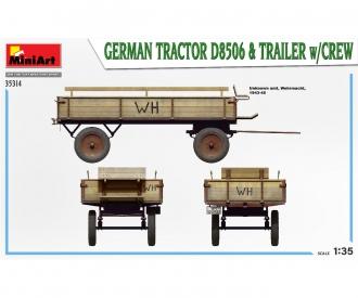 1:35 Ger. Tractor D8506 w/Trailer (11)