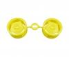 Buggy Front Wheel Star 60/29 Pair Fluor Yellow