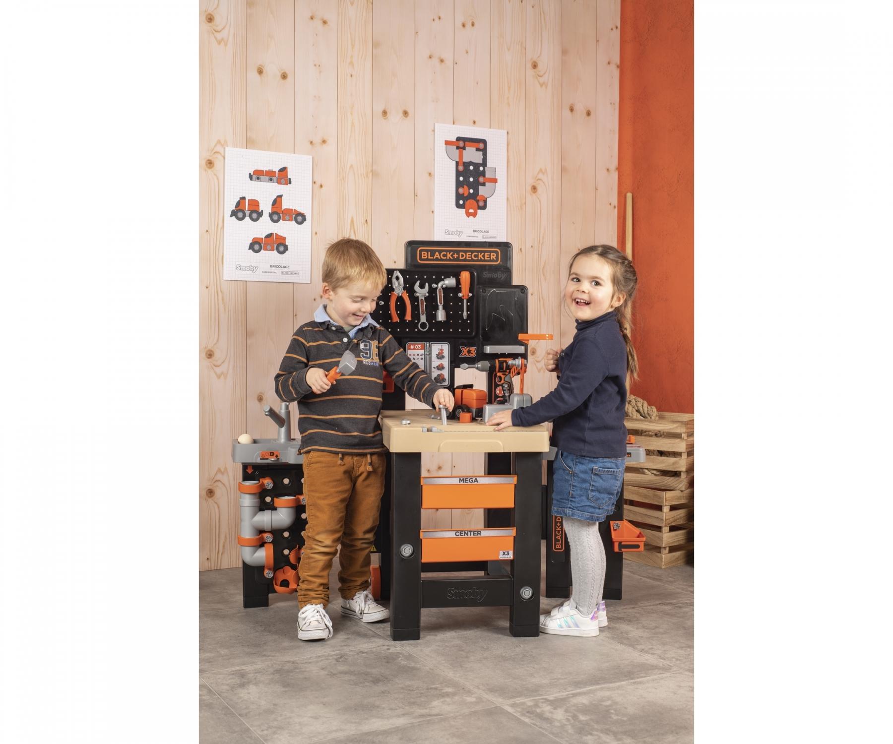 HOT Smoby Black And Decker Childrens Tools Buy Smoby Black+