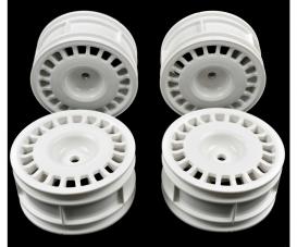 1:10 Rally Dish Wheel, wheel set, white 26mm