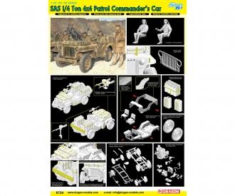 1:35 SAS 1/4Ton 4x4 PatrolCommander'sCar