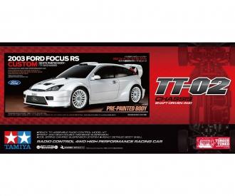 1:10 RC Ford Focus RS Custom TT-02 Lack.