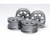 M-Chassis 8-Sp. Wheels, wheel set, flat silver