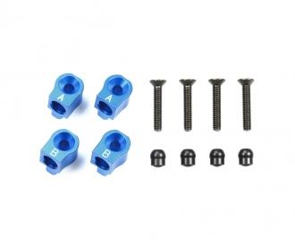 M-07C Alu Querlenkerhalter hi./+0,5 blau