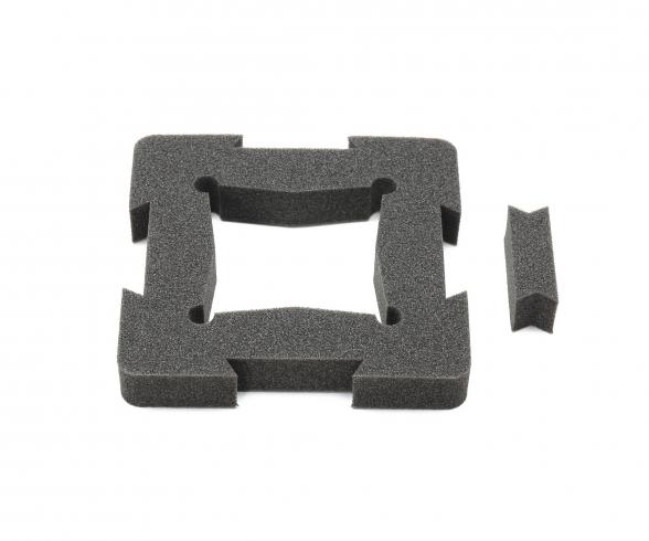 40ml Square Bottle Holder, model accessory, 80x80mm