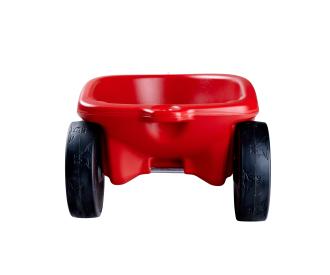 Set de porteur bleu Bobby Car Neo avec remorque rouge
