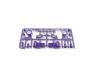 Body Mount D Parts, model spare set, purple