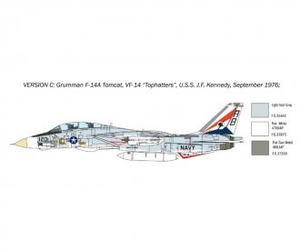 F-14A Tomcat 1:72 Aircraft Model Kit with Decals