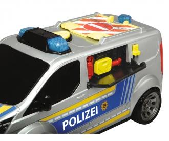 Fourgon de police Ford Transit avec lumière et son
