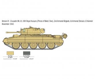 1:35 Brit. Crusader Mk.III w/ Tank crew