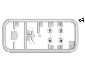 1:35 SLA APC T-54 m Räumschild/Interieur