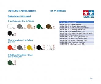 1:48 Brit. M10 IIC Achilles Tank dest.