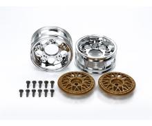 Porsche 934 Wheels chr./gold 26mm(2)