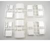 Rear Fender Y Parts, model spare part, white