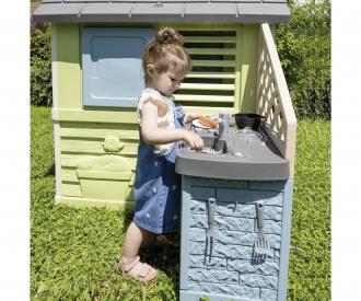 Smoby Life Pretty Playhouse + Kitchen
