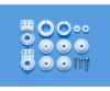 RC Standard Servo-Saver-Set white