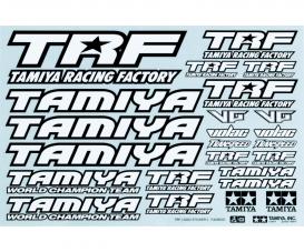 1:10 Sticker-Set TRF black/white, decal sheet