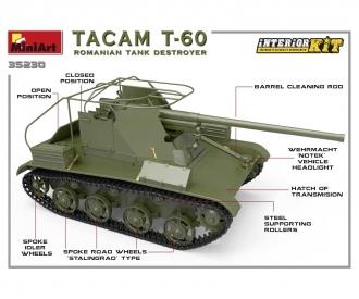 1:35 Tacam T-60 Rom. Jagdpanzer Interie.