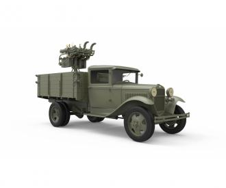 1:35 Sowjetischer 1,5t LKW Vierling M-4 Maxim(2)