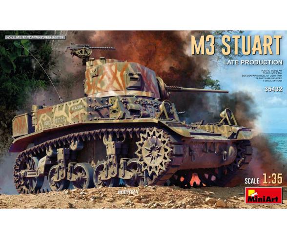 1:35 M3 Stuart Light Tank. Late Prod.