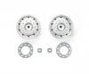 1:14 Trailer Wheels 30mm Hex(2)Flat Chro