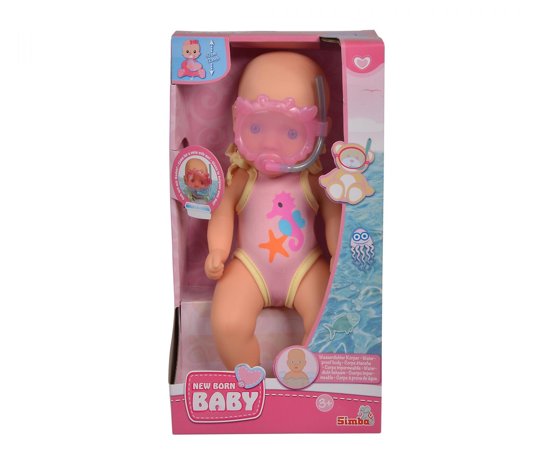 Simba 105030005 "New Born Baby - Set di bambole per la cura del bambino