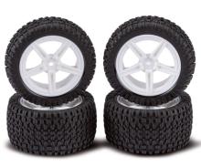 1:10 All-Terrain Wheel Set, RC tyres, 2WD