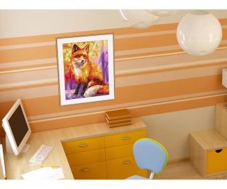 Fox Polygon Art 40 x 50 cm - Painting by Numbers