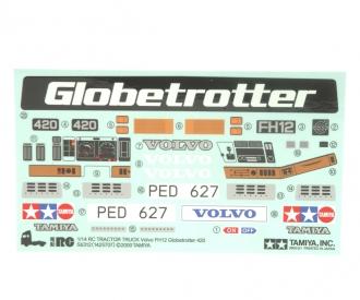 Volvo FH12 Globetrotter sticker set for RC truck