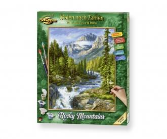 Rocky Mountains 40 x 50 cm - Painting by Numbers