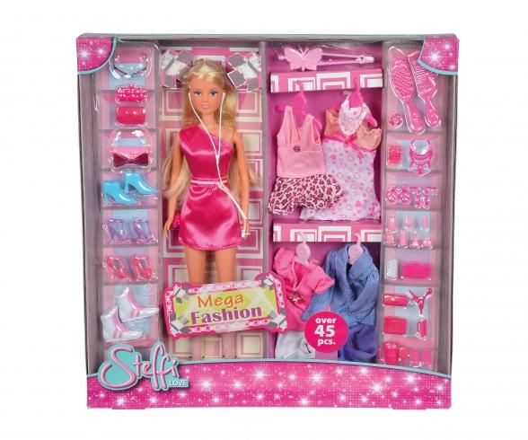Steffi LOVE Mega Fashion – poupée 29 cm et 45 accessoires