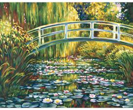 Water-Lily Pond - painting by numbers