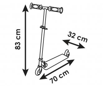 Smoby Frozen 2W Foldable Scooter