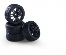 1:10 14 Sp. Design Wheel Set, RC wheels, black