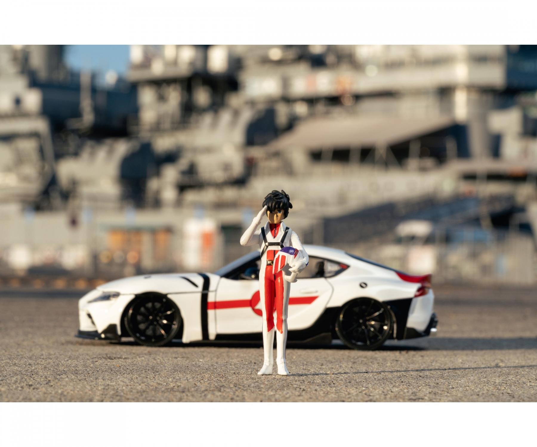 Modellino Auto Jada Toys Aggretsuko - Toyota Trueno AE86 1986 In Scala 1:24