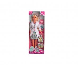 Steffi LOVE Vet Pet – Poupée vétérinaire 29 cm