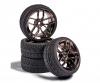 1:10 Wheel Set 10-spoke, RC wheels, smoke